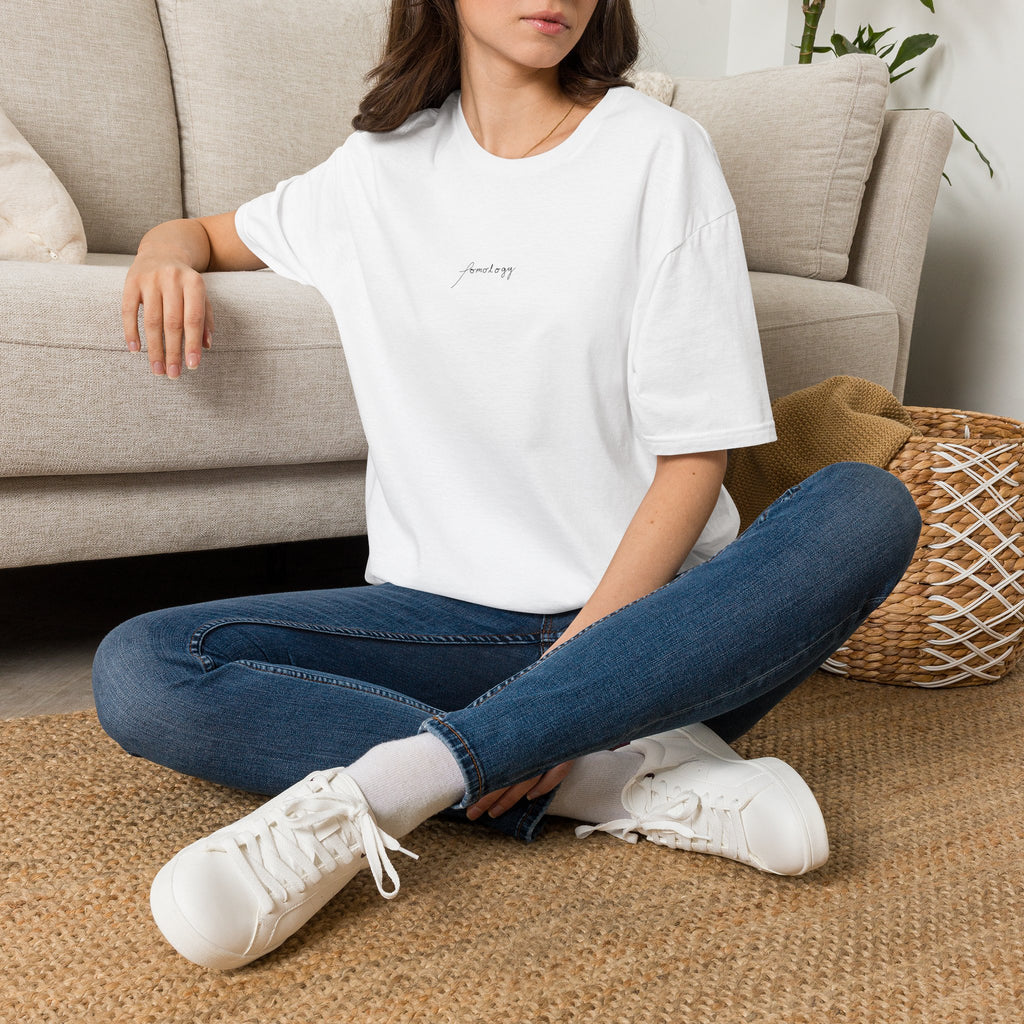 Minimal Script T‑Shirt — Small Script 'pomology' Tee