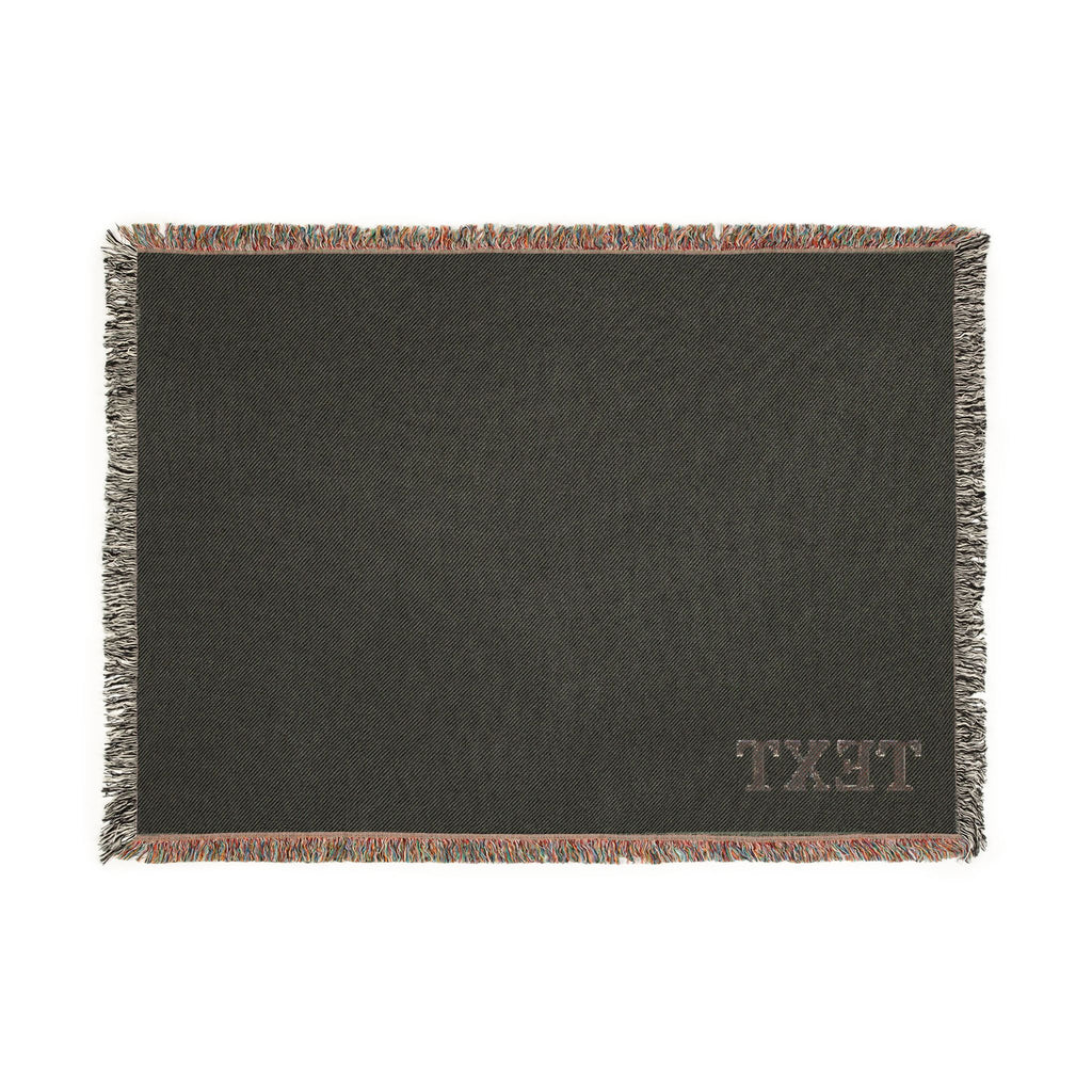 Woven Throw Blanket – Add customization