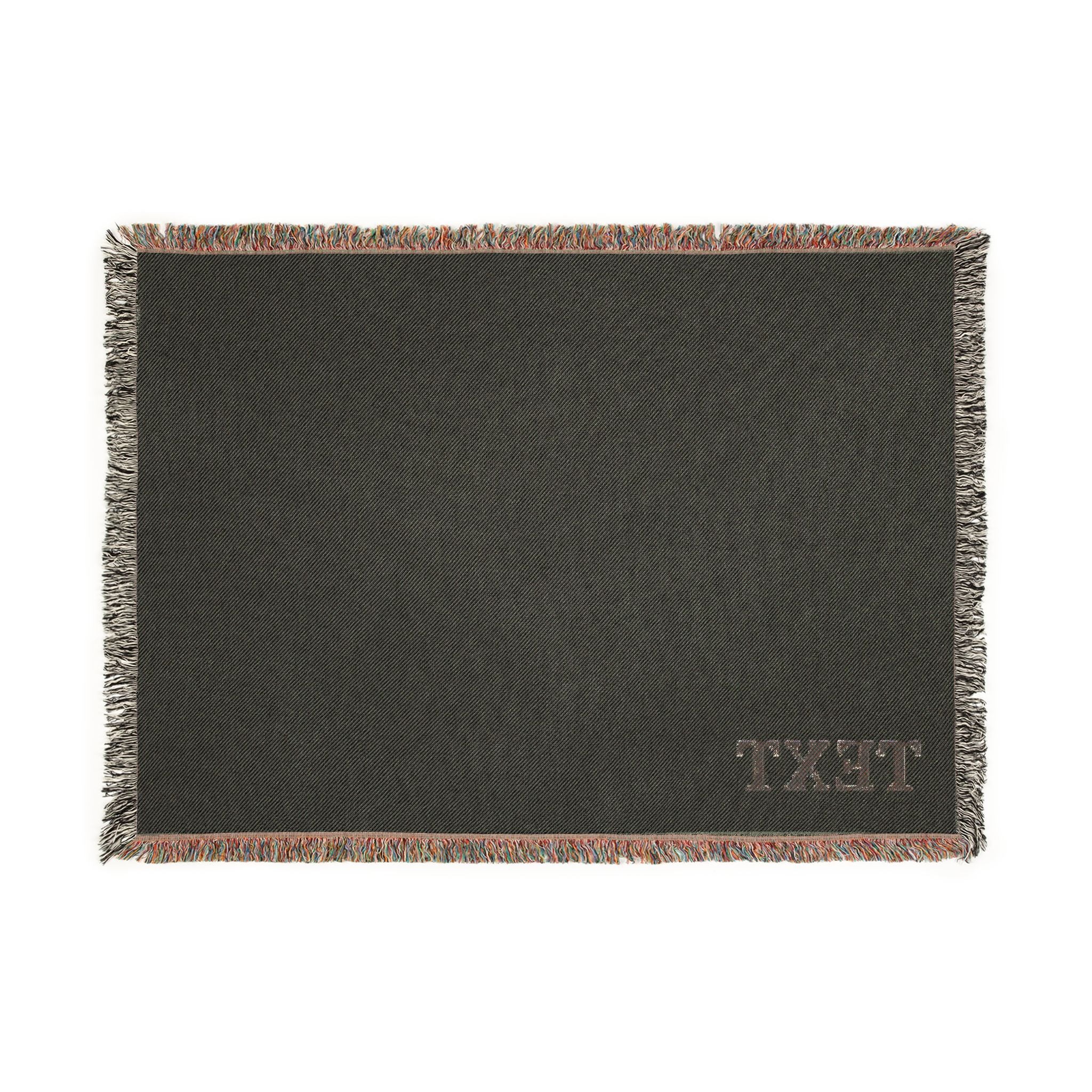 Woven Throw Blanket – Add customization