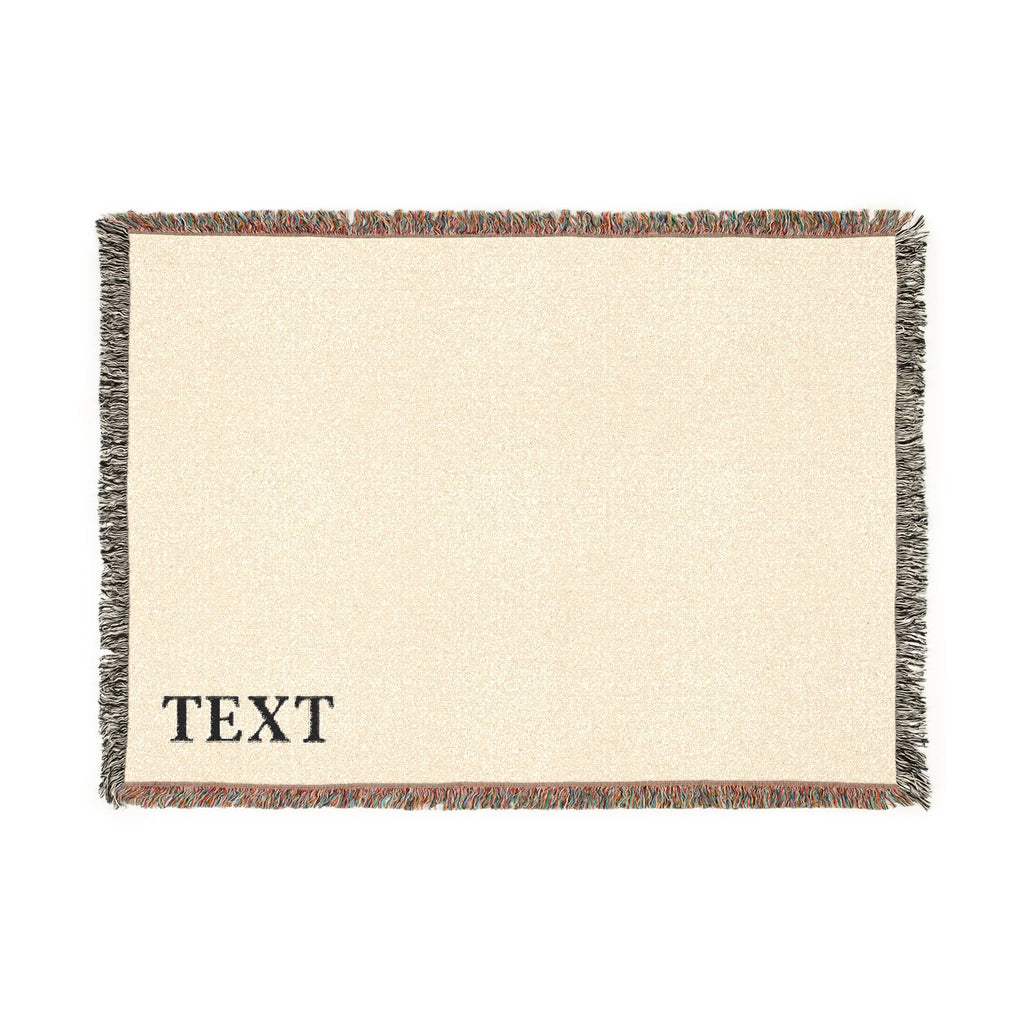 Woven Throw Blanket – Add customization