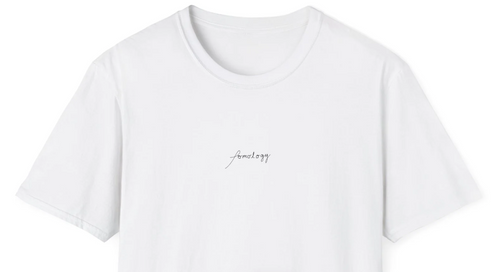 Minimal Script T‑Shirt — Small Script 'pomology' Tee